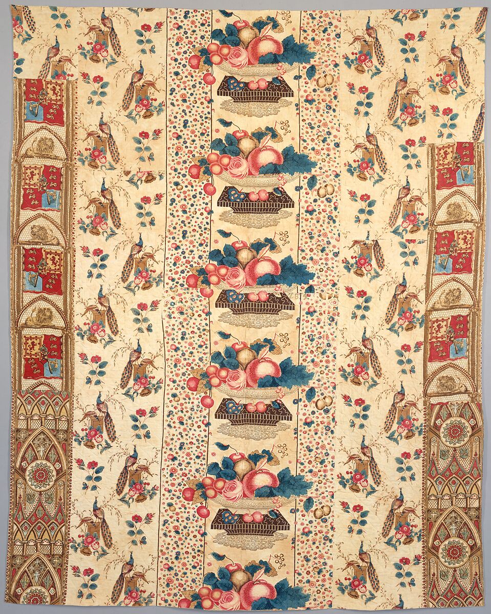 Quilt, Strip pattern, Cotton, American