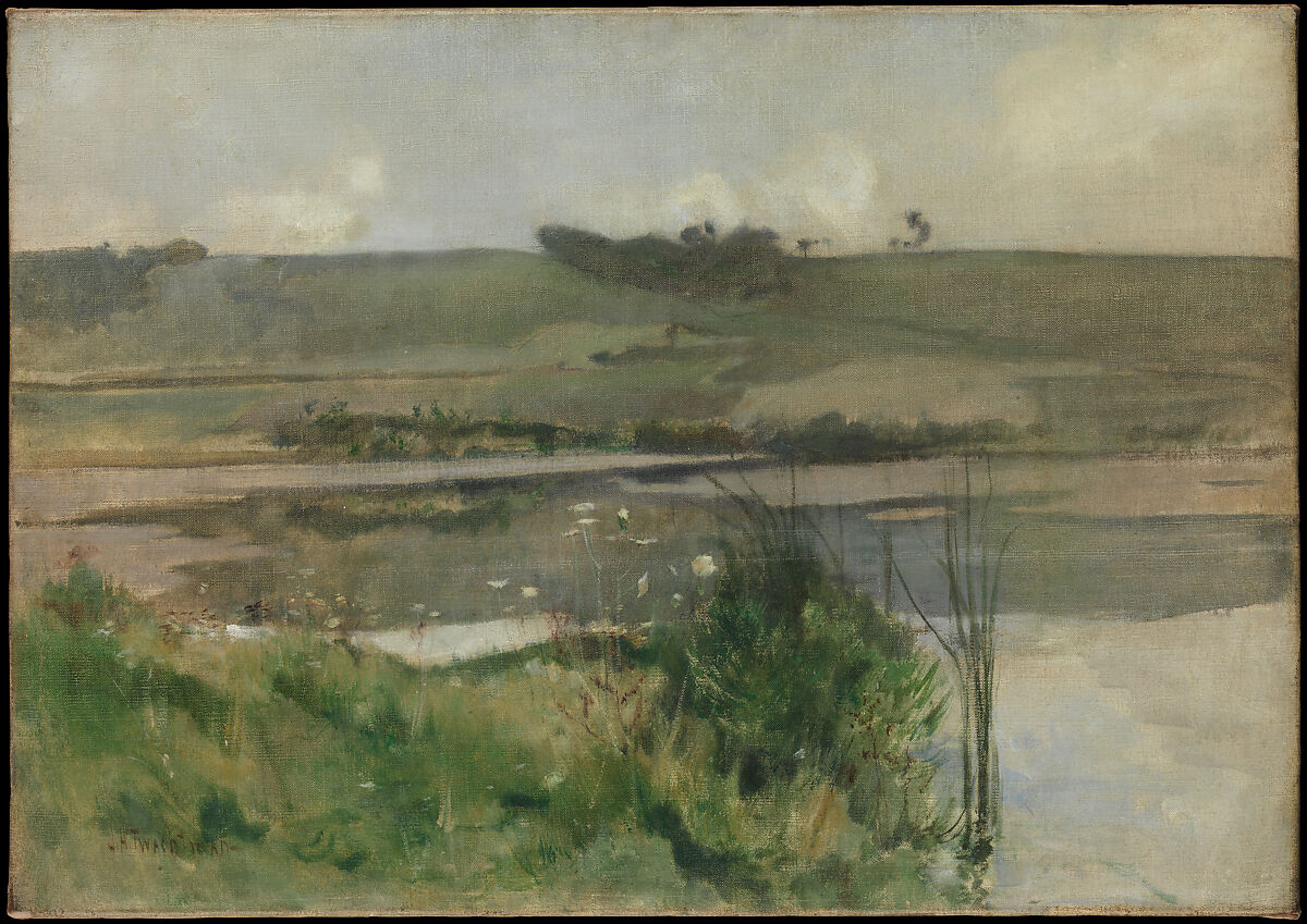 Arques-la-Bataille, John Henry Twachtman (American, Cincinnati, Ohio 1853–1902 Gloucester, Massachusetts), Oil on canvas, American 