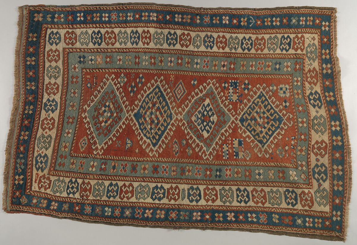 Kazak rug, Wool, Russian 