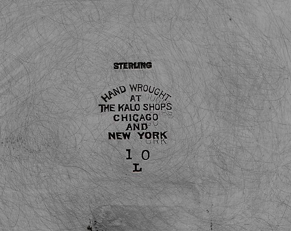 Pitcher, The Kalo Shop (American, 1900–1970), Silver, American