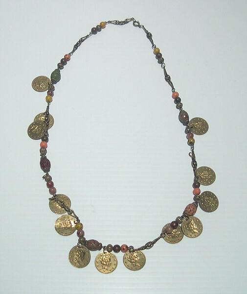 Necklace, Giorgio di Sant&#39;Angelo (American, born Italy, 1933–1989), metal, synthetic, American 
