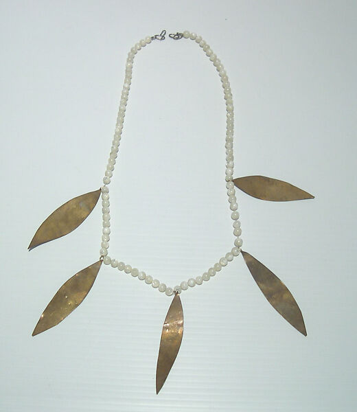 Necklace, Giorgio di Sant&#39;Angelo (American, born Italy, 1933–1989), synthetic, metal, American 