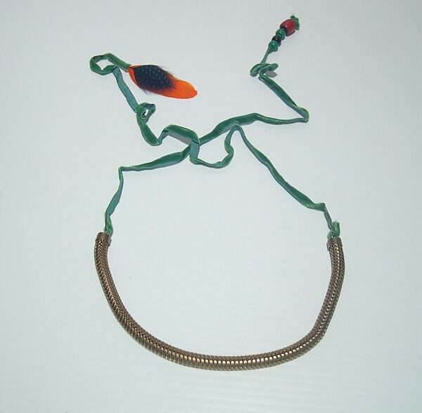 Necklace, Giorgio di Sant&#39;Angelo (American, born Italy, 1933–1989), metal, plastic, American 