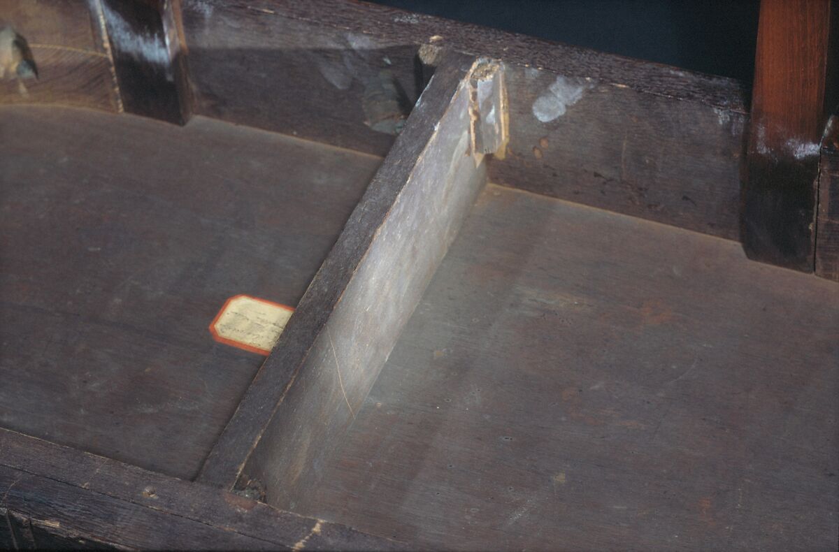 Card table, Mahogany, satinwood, sycamore, holly with oak, yellow poplar, American