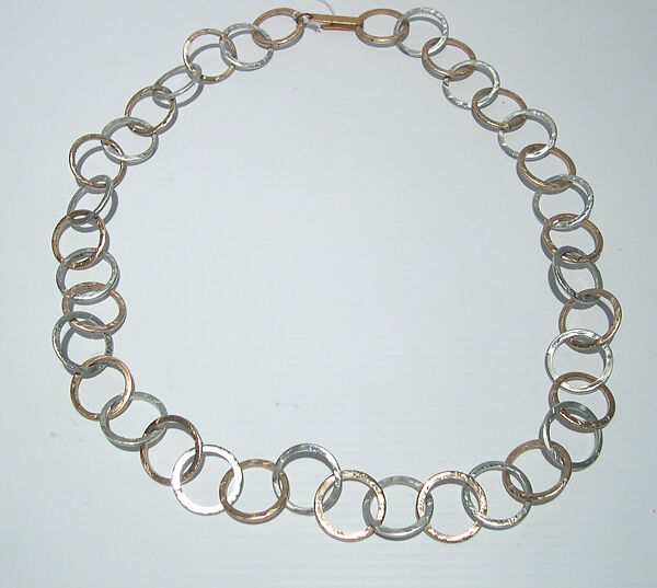 Necklace, Giorgio di Sant&#39;Angelo (American, born Italy, 1933–1989), synthetic, metal, American 