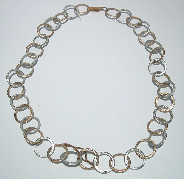 Necklace, Giorgio di Sant&#39;Angelo (American, born Italy, 1933–1989), synthetic, metal, American 