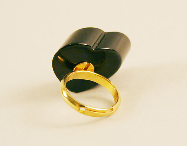 Ring, Giorgio di Sant'Angelo (American, born Italy, 1933–1989), plastic, metal, American