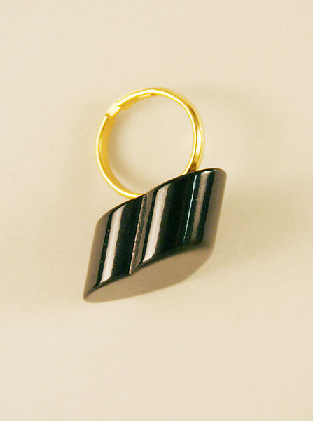 Ring, Giorgio di Sant'Angelo (American, born Italy, 1933–1989), plastic, metal, American