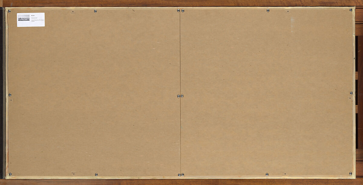 Canton Waterfront (The Hongs at Canton), Oil on canvas, American