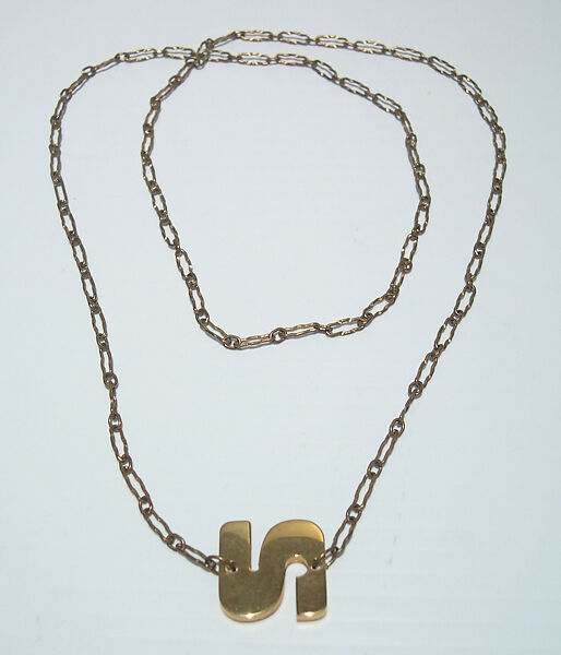 Necklace, Giorgio di Sant&#39;Angelo (American, born Italy, 1933–1989), metal, American 