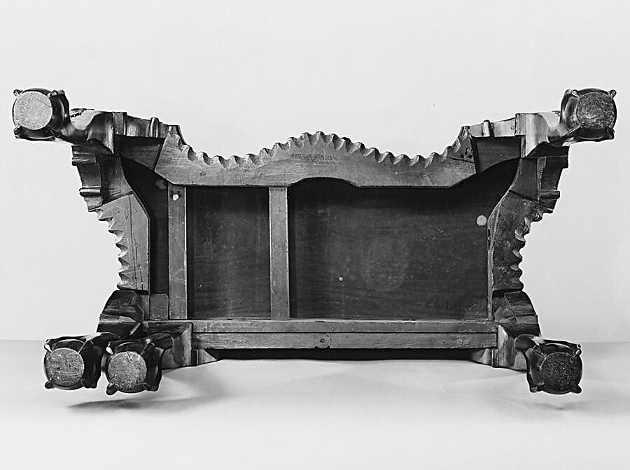 Card Table, Mahogany, white oak, yellow poplar, white pine, American