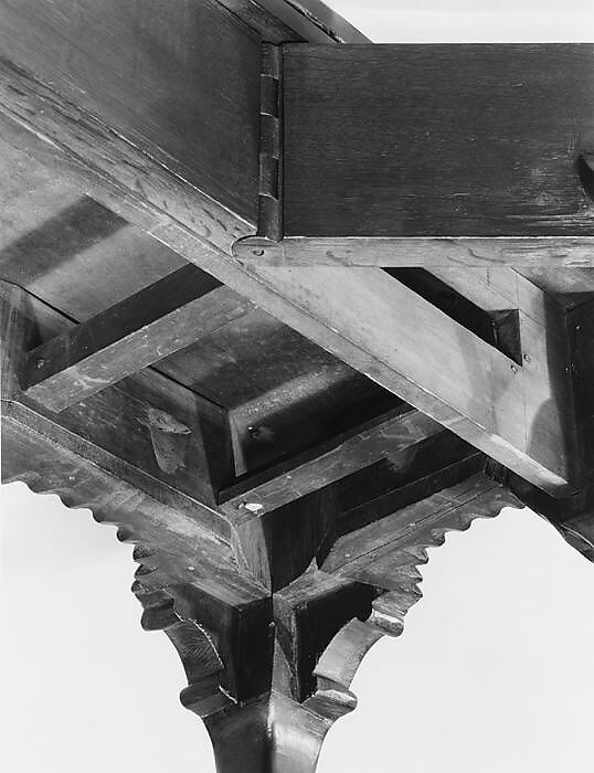 Card Table, Mahogany, white oak, yellow poplar, white pine, American