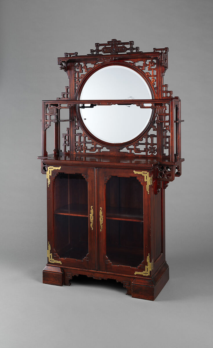 Étagère, A. Kimbel and Sons (American, New York 1882–1941), Cherrywood, American
