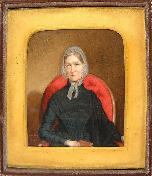 Mrs. Nicholas Fish (Elizabeth Stuyvesant), John Carlin (American, Philadelphia, Pennsylvania 1813–1891 New York), Watercolor on ivory, American