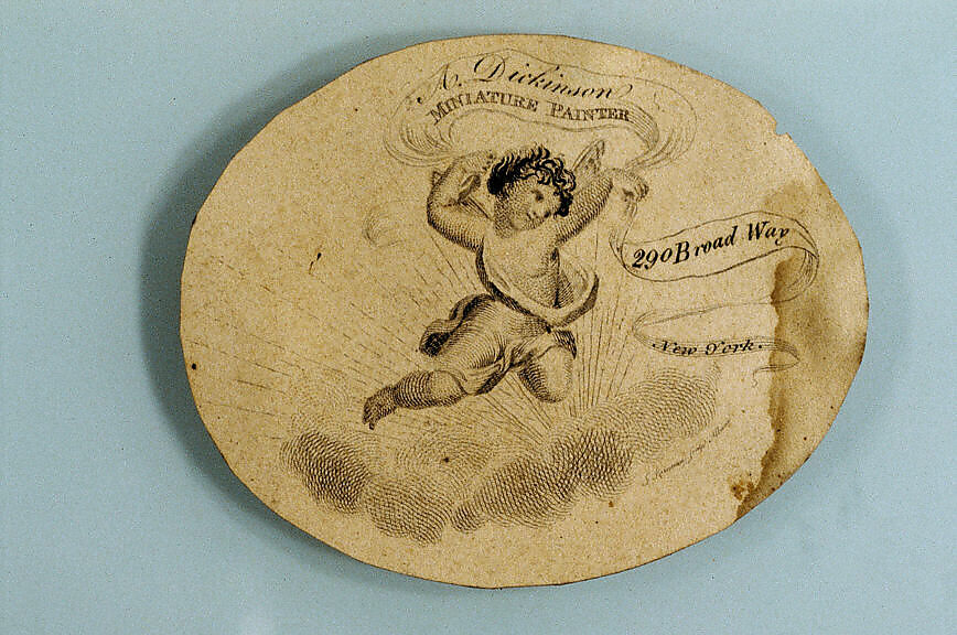 Portrait of a Gentleman, Anson Dickinson (1779–1852), Watercolor on ivory, American