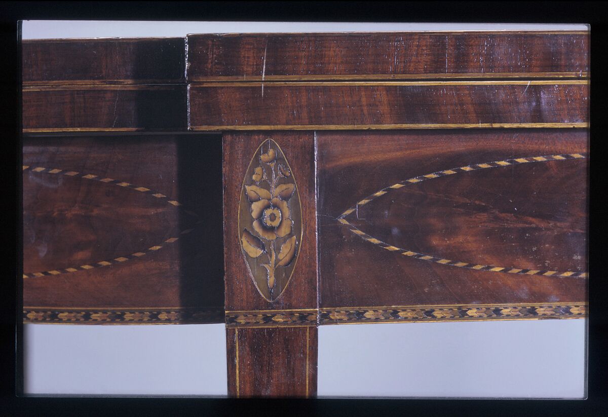Card Table, Mahogany, white pine, tulip poplar, maple, American