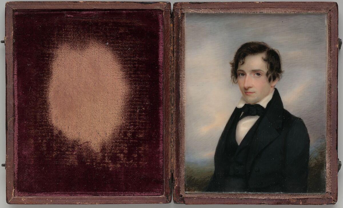 Christopher Grant Perry, Richard Morrell Staigg (1817–1881), Watercolor on ivory, American 