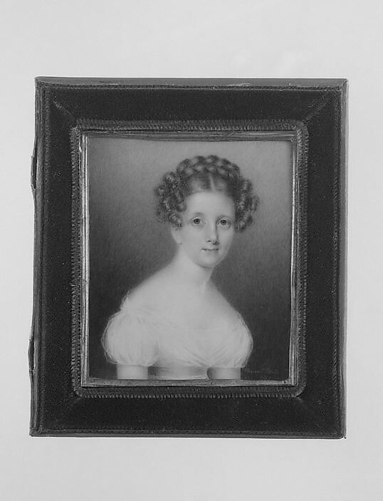 Mrs. John A. Brown (Grace Brown), Anna Claypoole Peale (1791–1878), Watercolor on ivory, American 