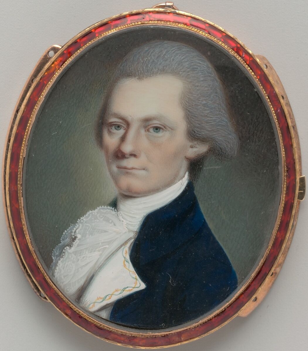 William Few, John Ramage (Ireland ca. 1748–1802 Montreal), Watercolor on ivory, American 