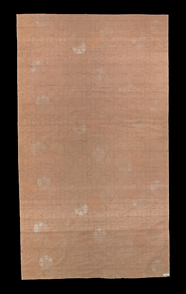 Length, Design 104, Printed Silk and Fortisan Casement, Frank Lloyd Wright (American, Richland Center, Wisconsin 1867–1959 Phoenix, Arizona), Silk, rayon, American