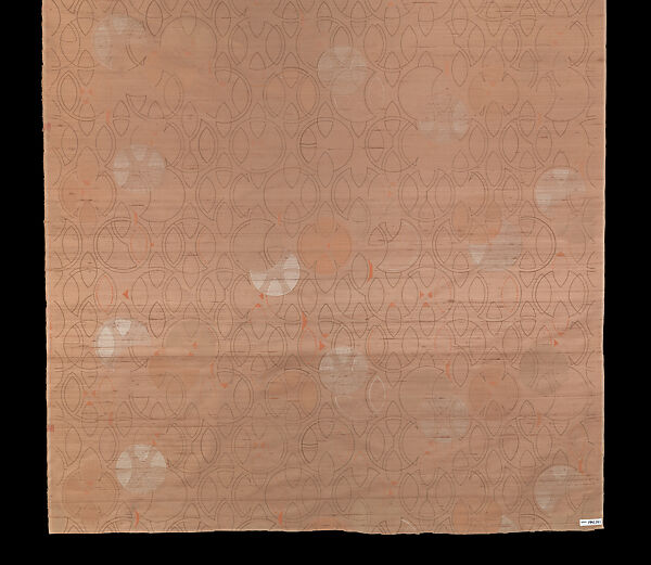 Length, Design 104, Printed Silk and Fortisan Casement, Frank Lloyd Wright (American, Richland Center, Wisconsin 1867–1959 Phoenix, Arizona), Silk, rayon, American