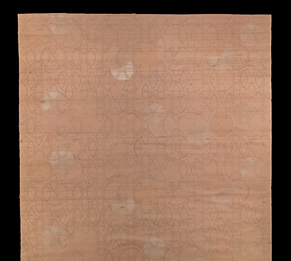 Length, Design 104, Printed Silk and Fortisan Casement, Frank Lloyd Wright (American, Richland Center, Wisconsin 1867–1959 Phoenix, Arizona), Silk, rayon, American