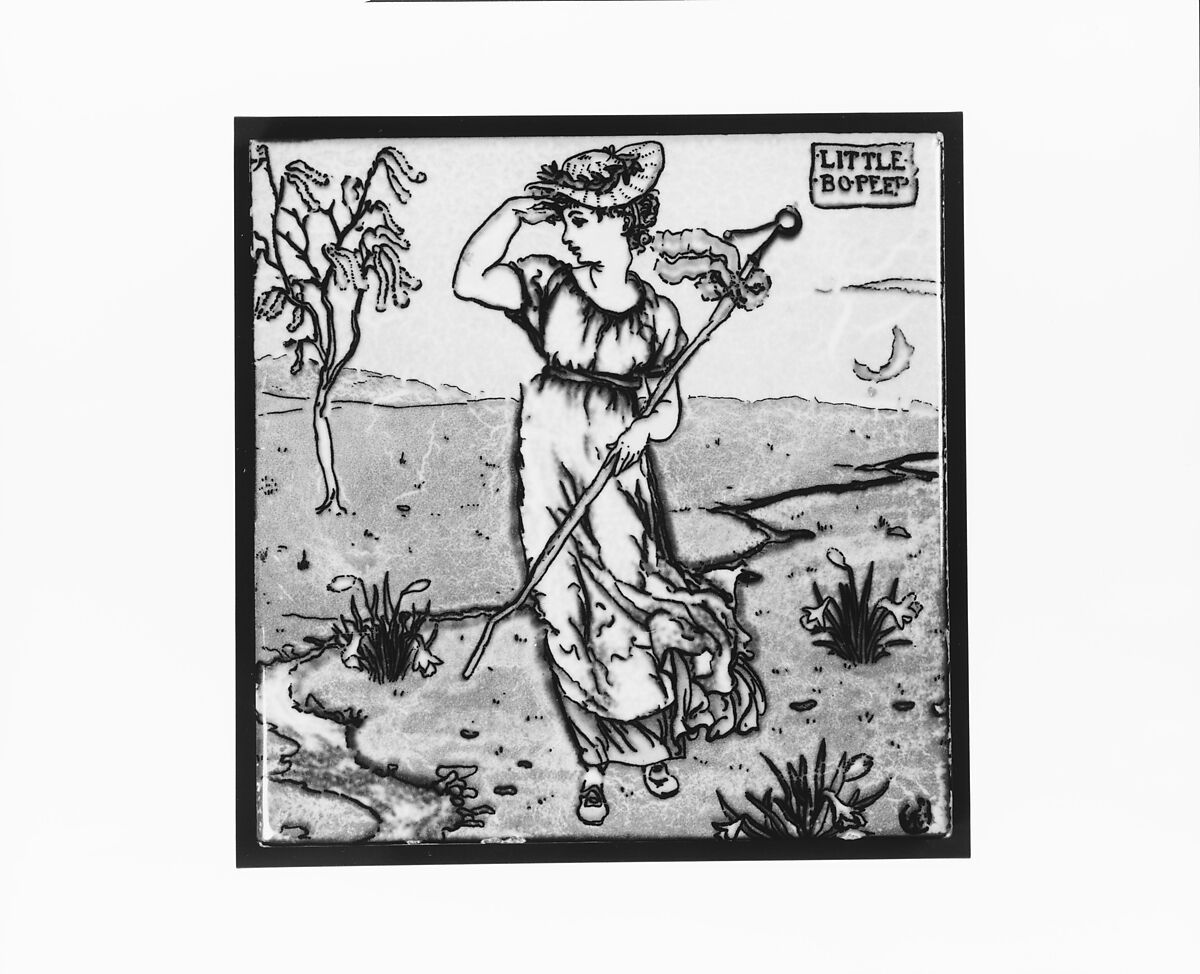 Tile, Possibly manufactured by American Encaustic Tile Company (American, New York, 1875–1935), Earthenware, American