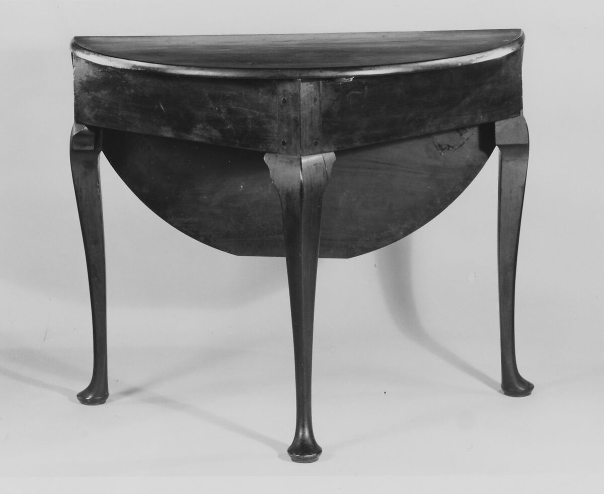 Card Table, Mahogany, maple, white pine, American