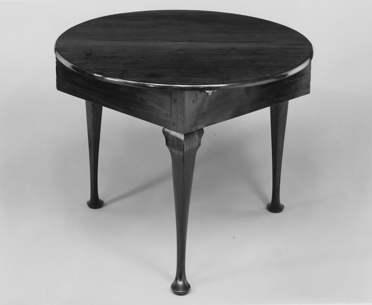 Card Table, Mahogany, maple, white pine, American