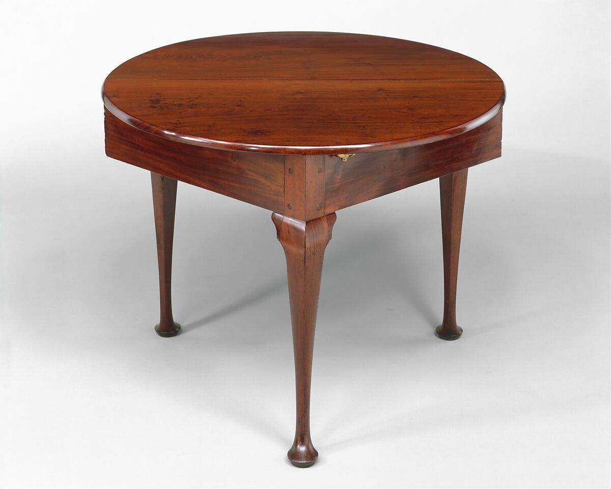 Card Table, Mahogany, maple, white pine, American