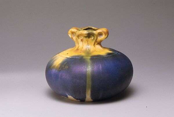 Vase, William P. Jervis (American (born England), Stoke-on-Trent 1851–1925 Sparta, New Jersey), Earthenware, American