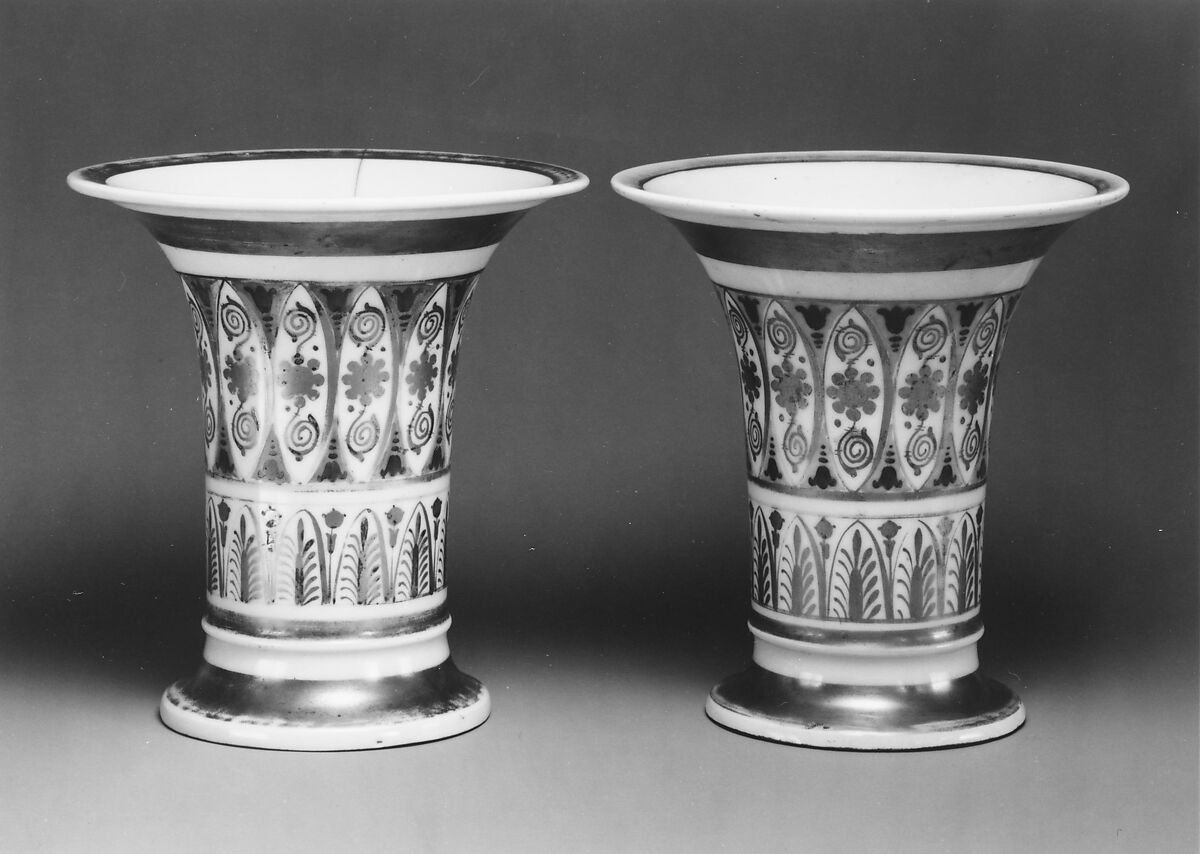 Vase, Tucker Factory (American, 1826–1838)  , Philadelphia, Porcelain, American