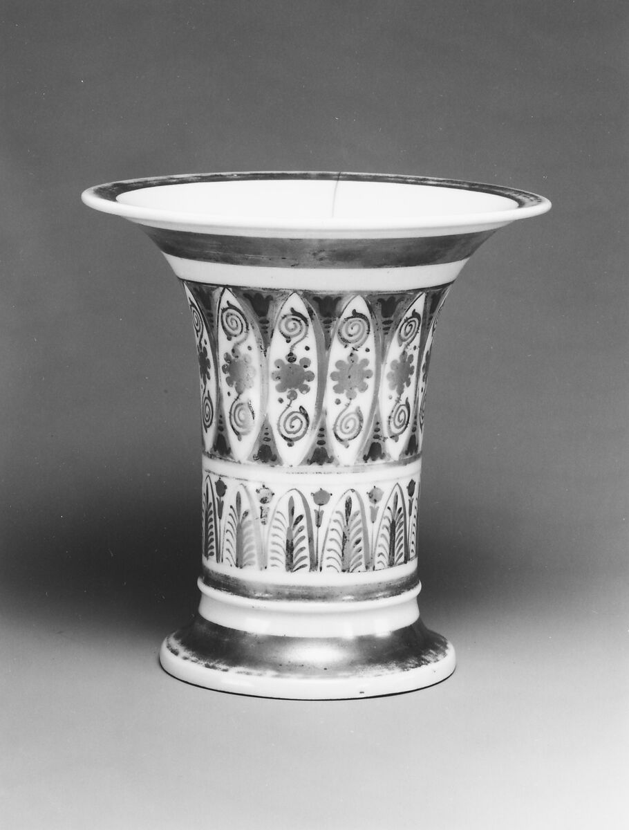 Vase, Tucker Factory (American, 1826–1838)  , Philadelphia, Porcelain, American