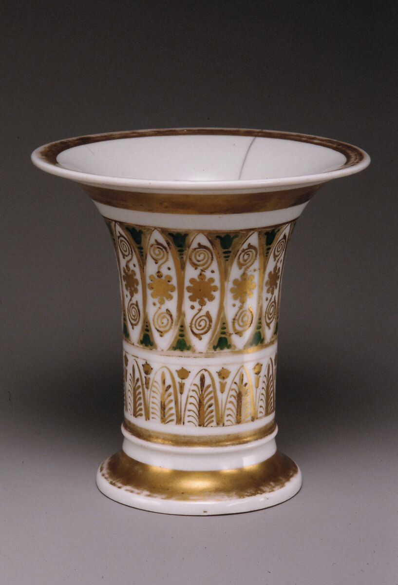 Vase, Tucker Factory (American, 1826–1838)  , Philadelphia, Porcelain, American