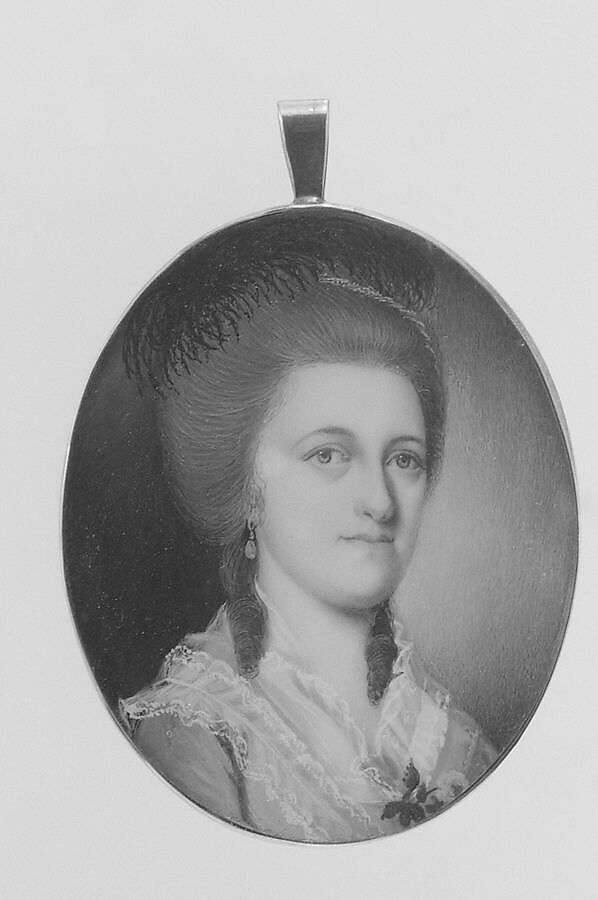 Portrait of a Lady, Robert Fulton (American, Little Britain, Pennsylvania 1765–1815 New York), Watercolor on ivory, American 