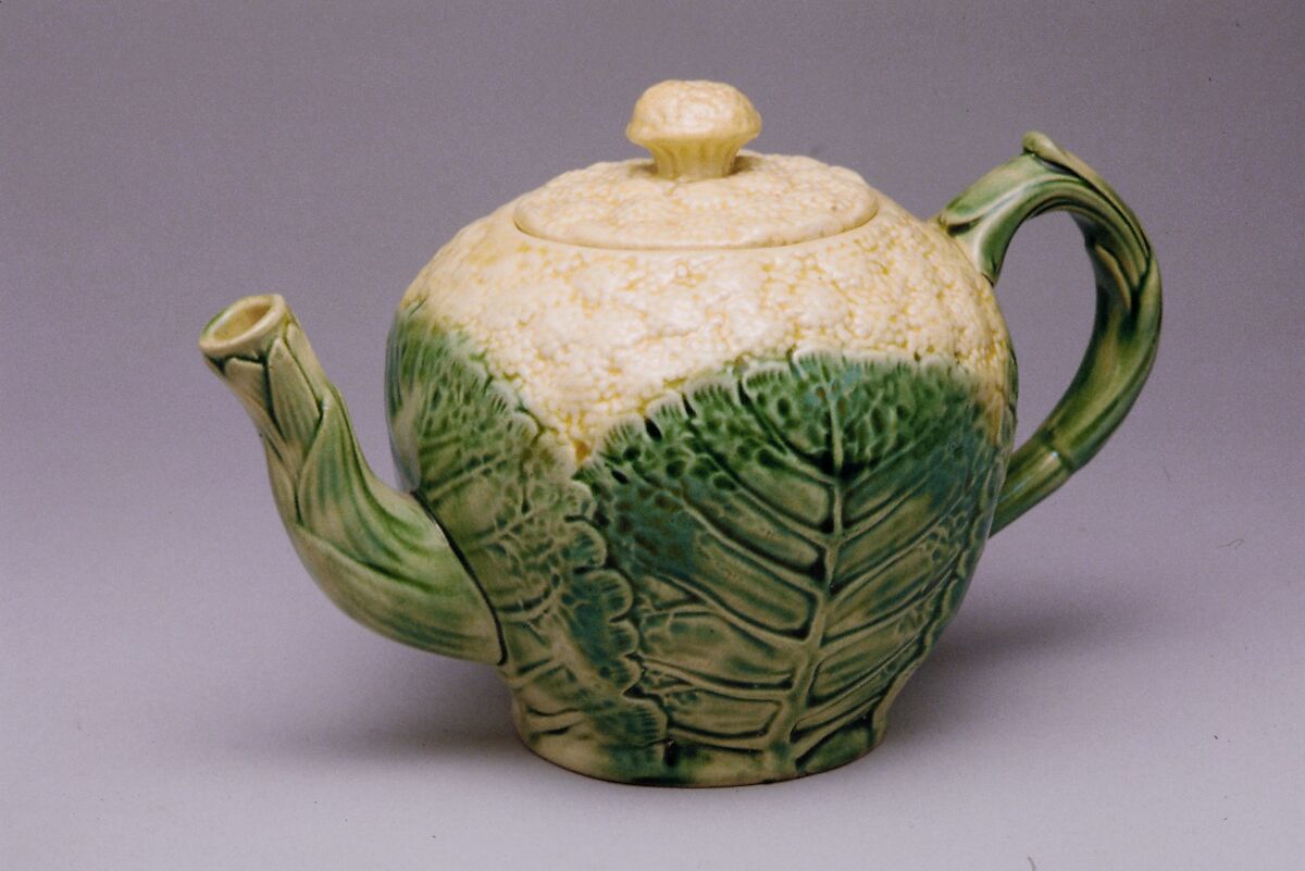 Teapot, Griffen, Smith and Hill, Earthenware, American 