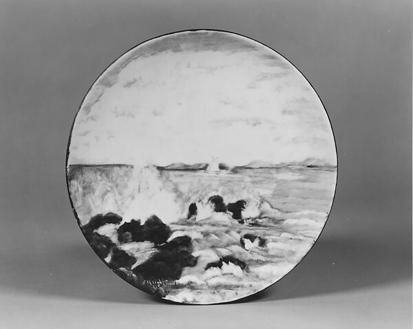 Plate, Manufactured by Willets Manufacturing Company (American, 1879–1908), Belleek porcelain, American