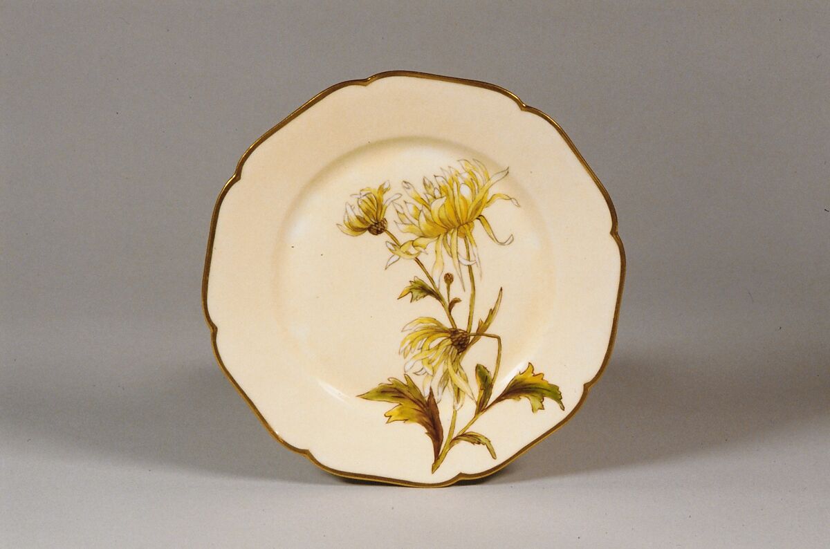 Plate, F. B. M., Porcelain, American