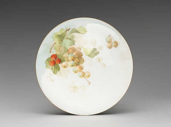 Plate, Ravenwood Company (1900–ca. 1920), Porcelain, American 