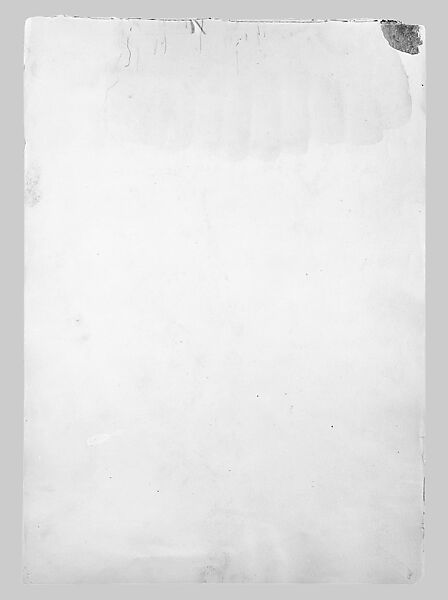 Matterhorn from Zmutt Glacier, Zermatt, recto (from "Splendid Mountain Watercolours" Sketchbook), John Singer Sargent (American, Florence 1856–1925 London), Watercolor and graphite on off-white wove paper, American