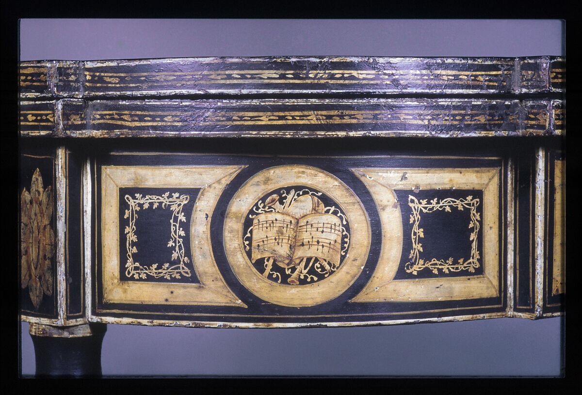 Card Table, Attributed to John Finlay (active ca. 1799–1833), Maple, oak, tulip, American