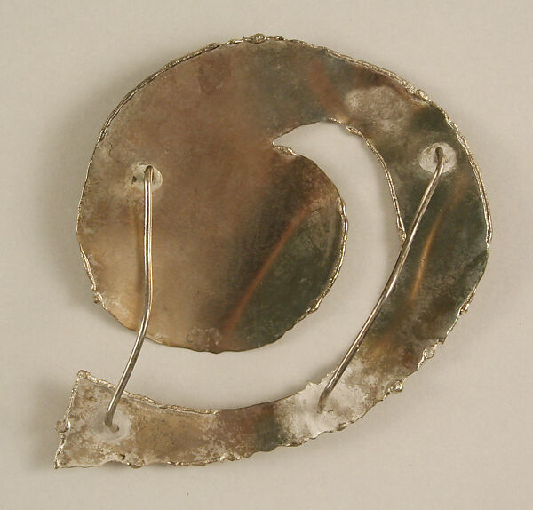 Belt buckle, Giorgio di Sant'Angelo (American, born Italy, 1933–1989), metal, American