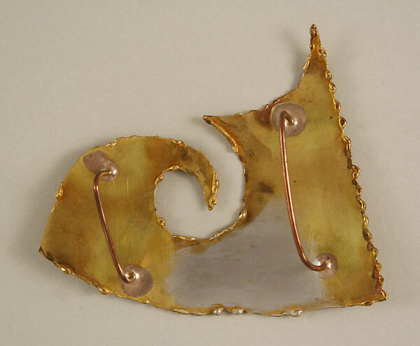 Belt buckle, Giorgio di Sant'Angelo (American, born Italy, 1933–1989), metal, American