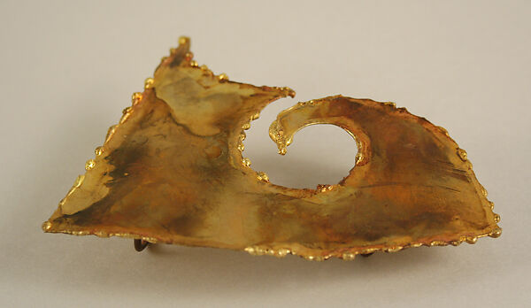 Belt buckle, Giorgio di Sant'Angelo (American, born Italy, 1933–1989), metal, American