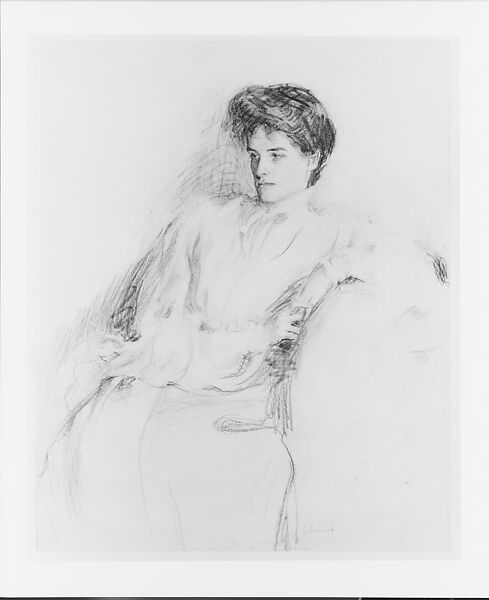 Alice Tobey, Lucy Hayward Barker (1872–1948), Graphite on off-white wove paper, American