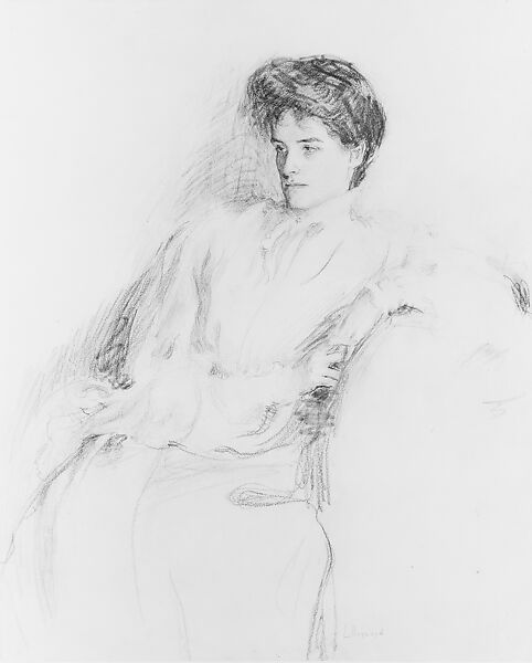 Alice Tobey, Lucy Hayward Barker (1872–1948), Graphite on off-white wove paper, American 
