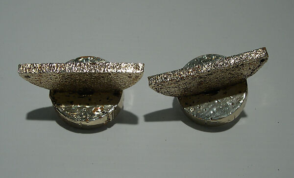 Earrings, Giorgio di Sant&#39;Angelo (American, born Italy, 1933–1989), plastic, cork, metal, American 