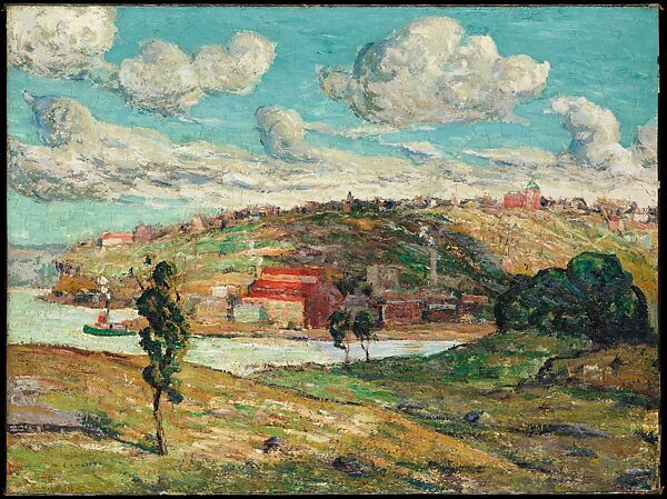 Shadows, Spuyten Duyvil Hill, Ernest Lawson (American (born Canada), Halifax 1873–1939 Miami, Florida), Oil on canvas, American 
