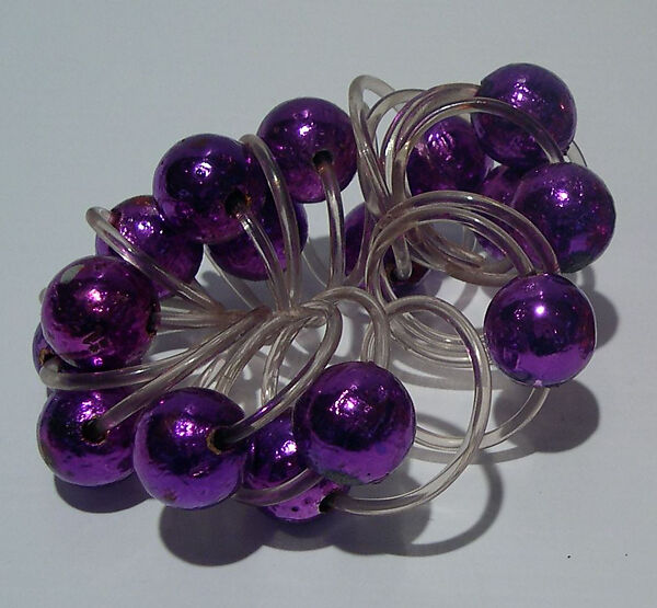 Bracelet, Giorgio di Sant&#39;Angelo (American, born Italy, 1933–1989), plastic, cork, American 