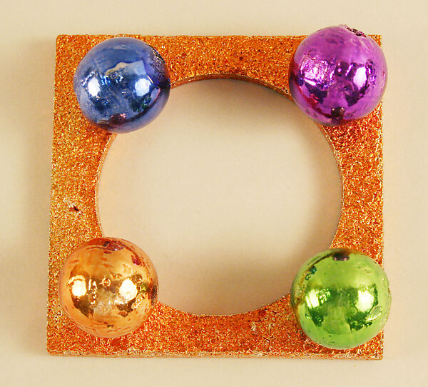 Ornament, Giorgio di Sant'Angelo (American, born Italy, 1933–1989), cork, plastic, American